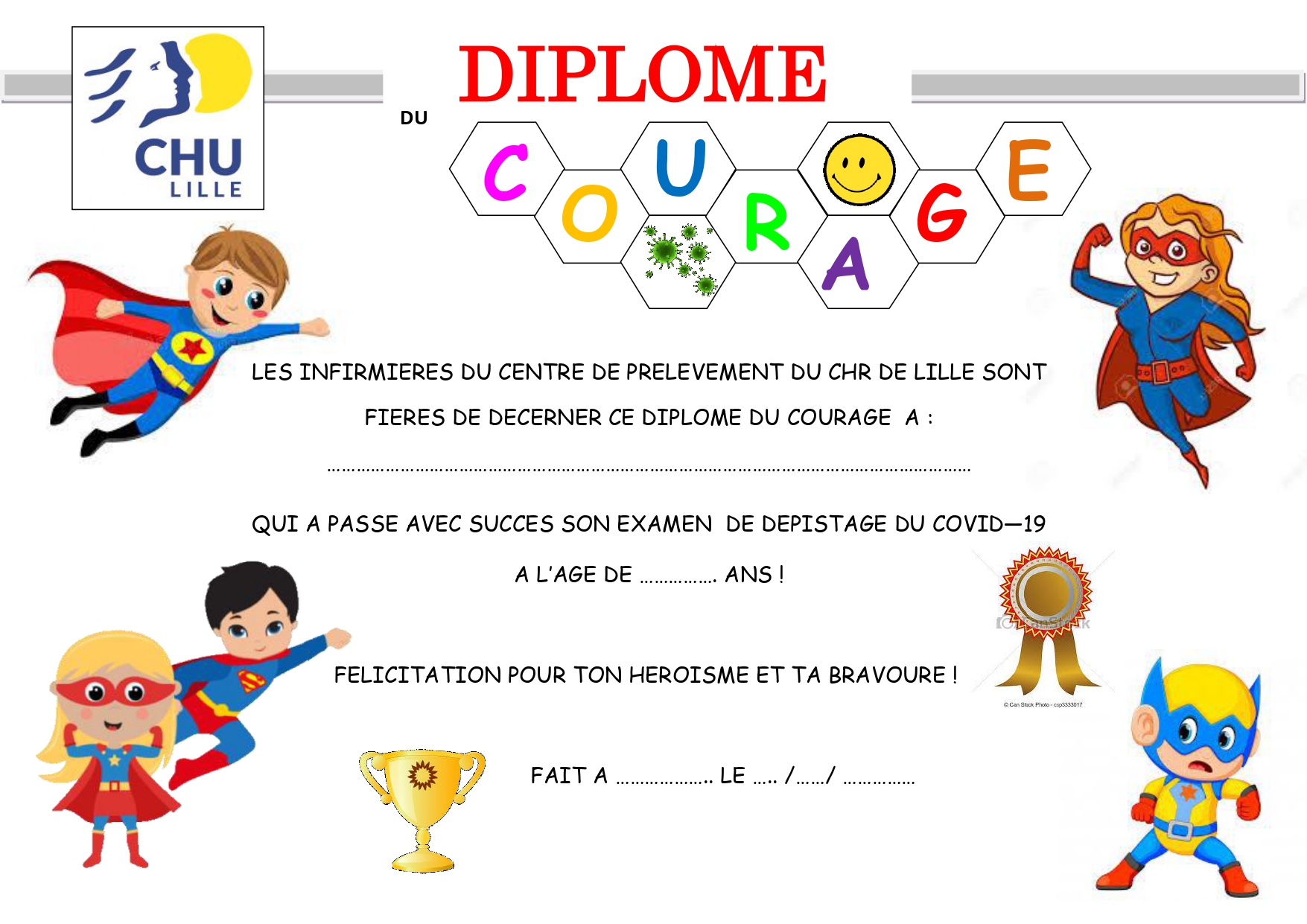 diplôme du courage diplôme du courage